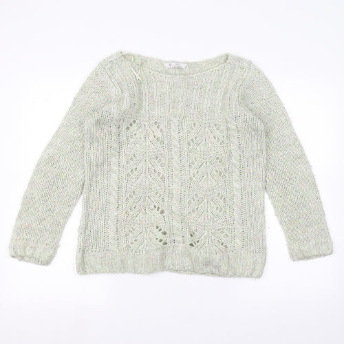 BHS Womens Green   Pullover Jumper Size 10
