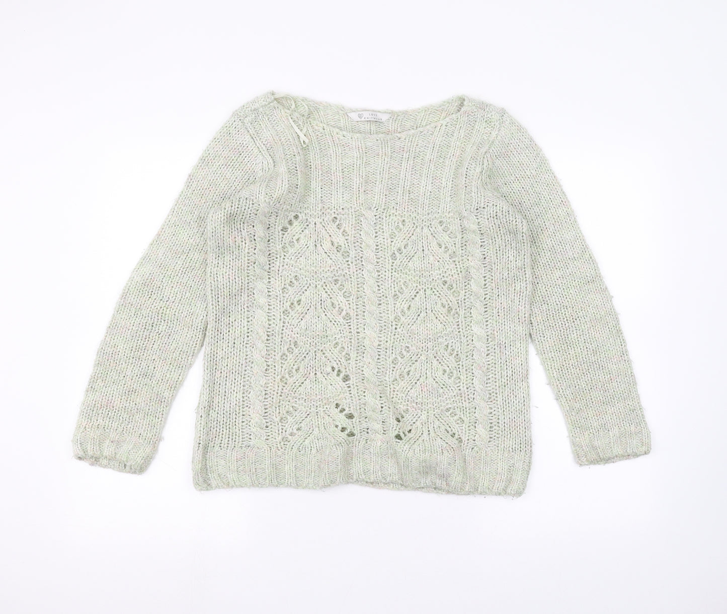 BHS Womens Green   Pullover Jumper Size 10
