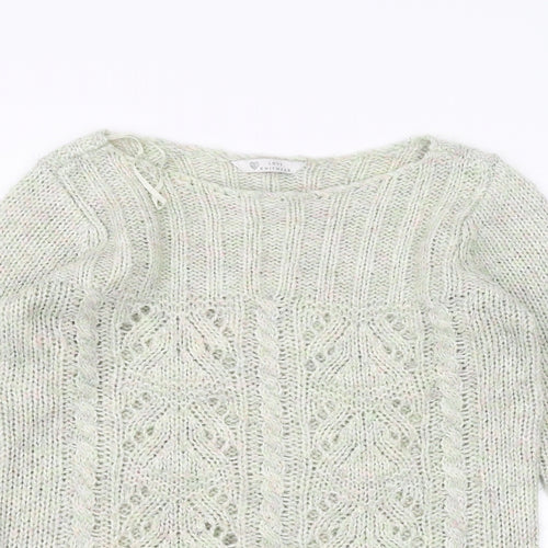 BHS Womens Green   Pullover Jumper Size 10