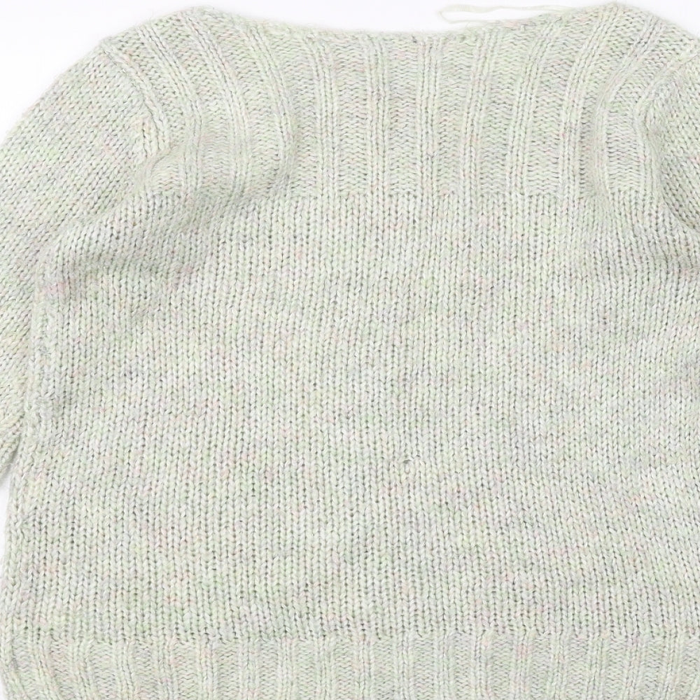 BHS Womens Green   Pullover Jumper Size 10