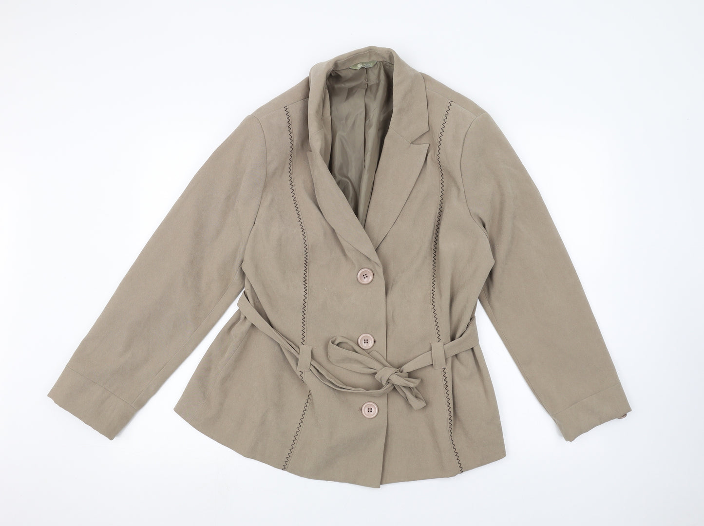 Preworn Womens Beige   Jacket  Size 20
