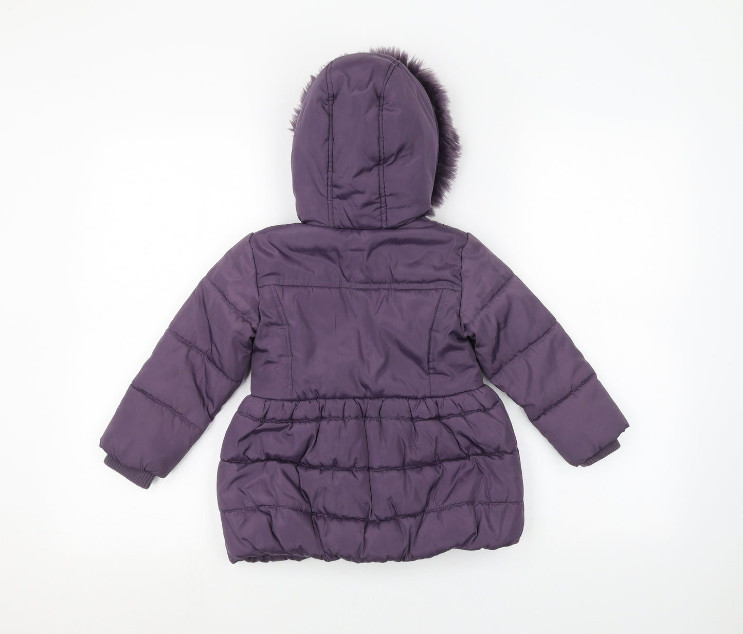 Mothercare Baby Purple   Parka Coat Size 18-24 Months