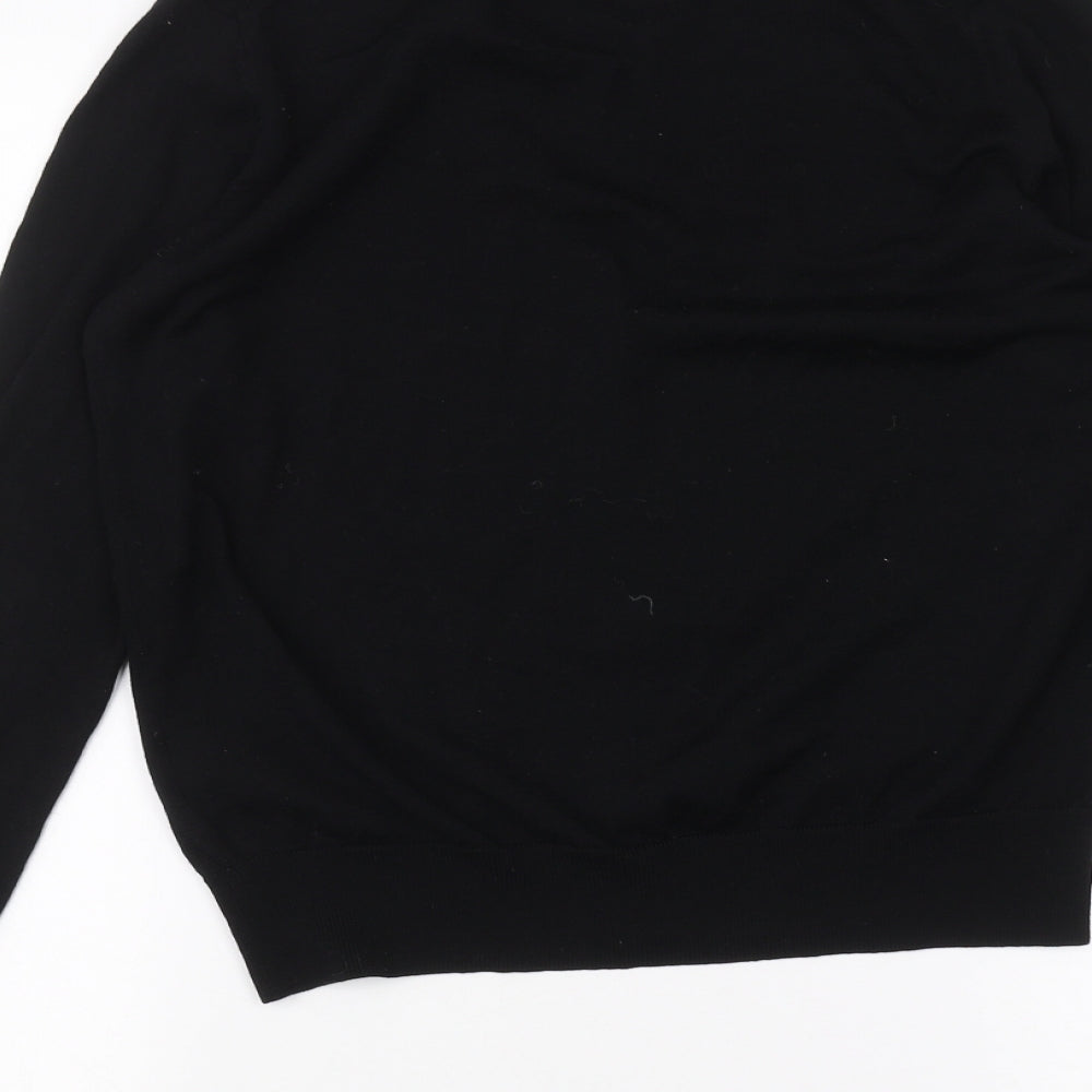 uni Womens Black   Cardigan Jumper Size M