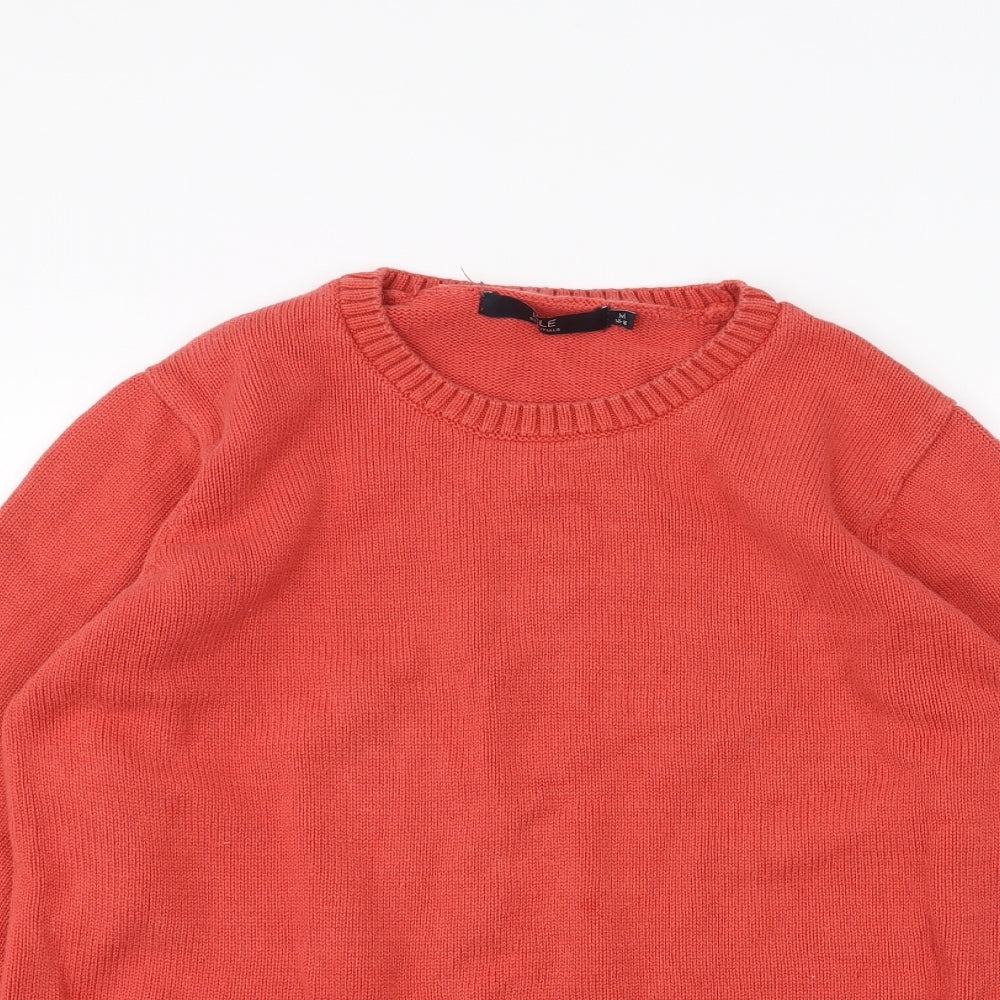 ISLE Womens Orange   Pullover Jumper Size M