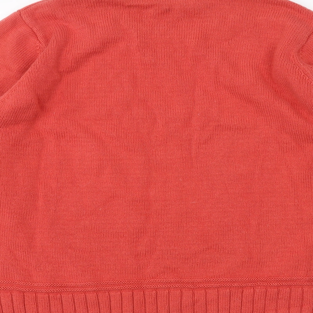 ISLE Womens Orange   Pullover Jumper Size M
