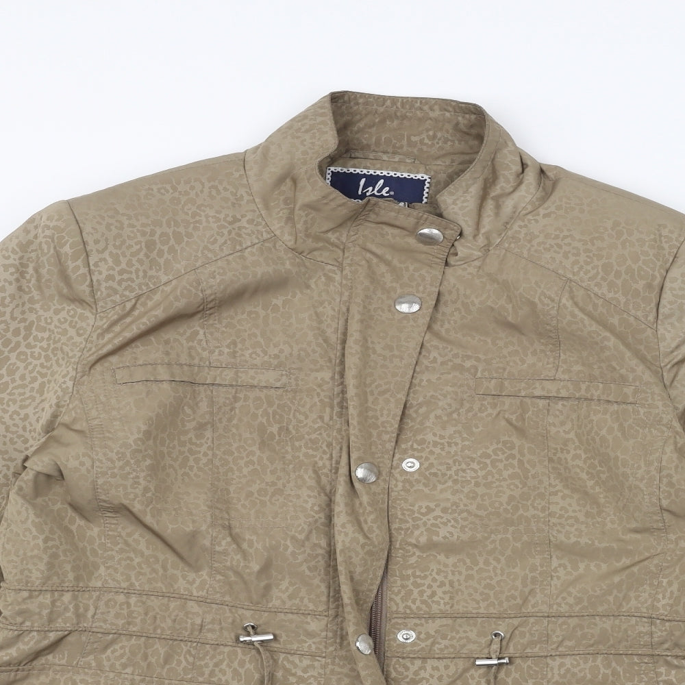 ISLE Womens Brown   Jacket  Size 12