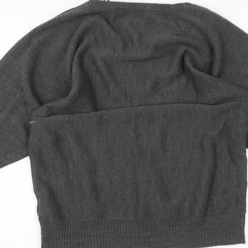 Golddigga Womens Grey   Pullover Jumper Size 12