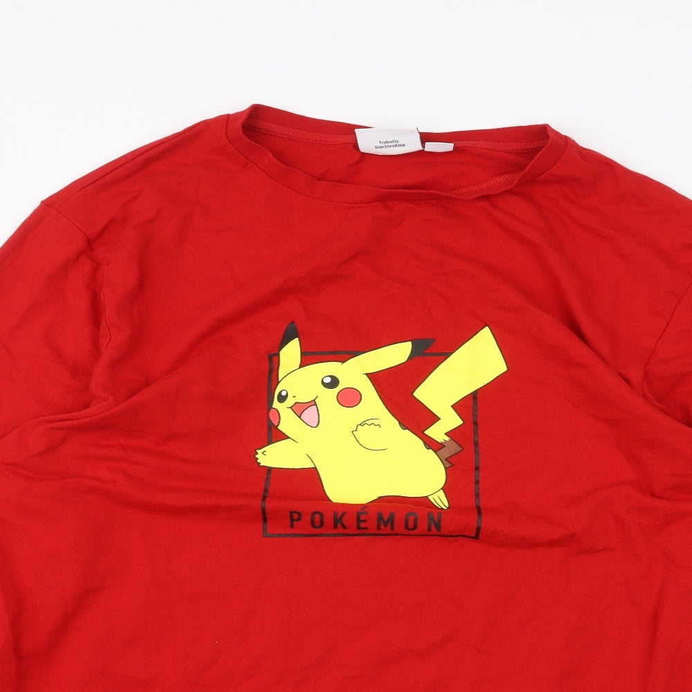 POKEMON Mens Red    T-Shirt Size 2XL  - pokemon