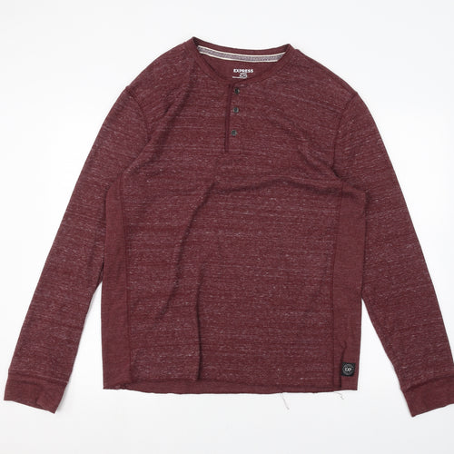 Express Womens Red   Pullover Jumper Size XL