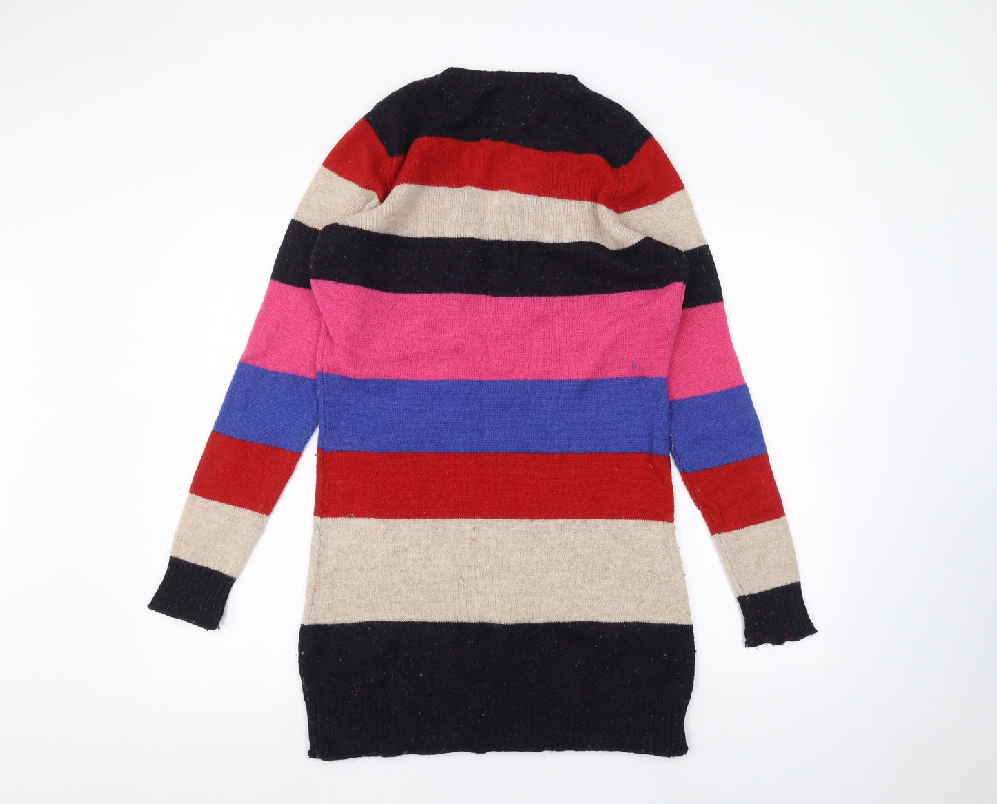 NEXT Womens Beige Striped  Pullover Jumper Size 10