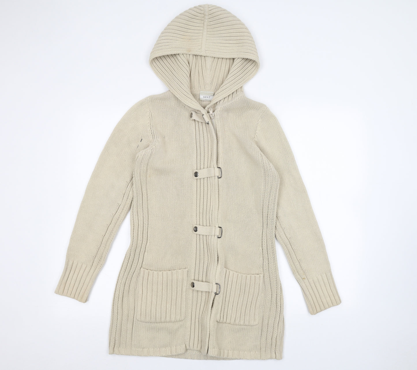 NEXT Womens White   Full Zip Hoodie Size S