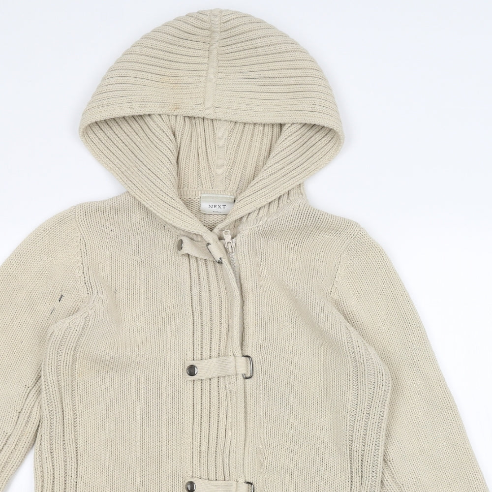 NEXT Womens White   Full Zip Hoodie Size S