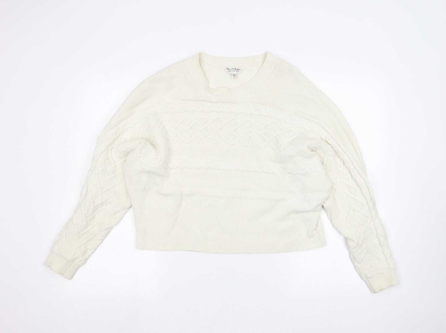 Miss Selfridge Womens White   Pullover Jumper Size 16
