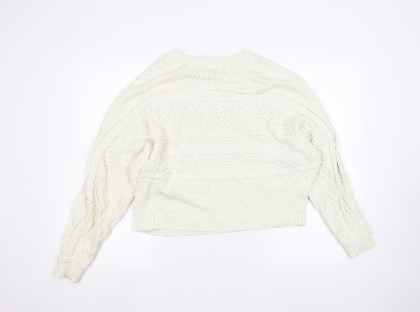 Miss Selfridge Womens White   Pullover Jumper Size 16