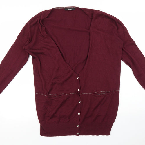 George Womens Purple   Cardigan Jumper Size 12