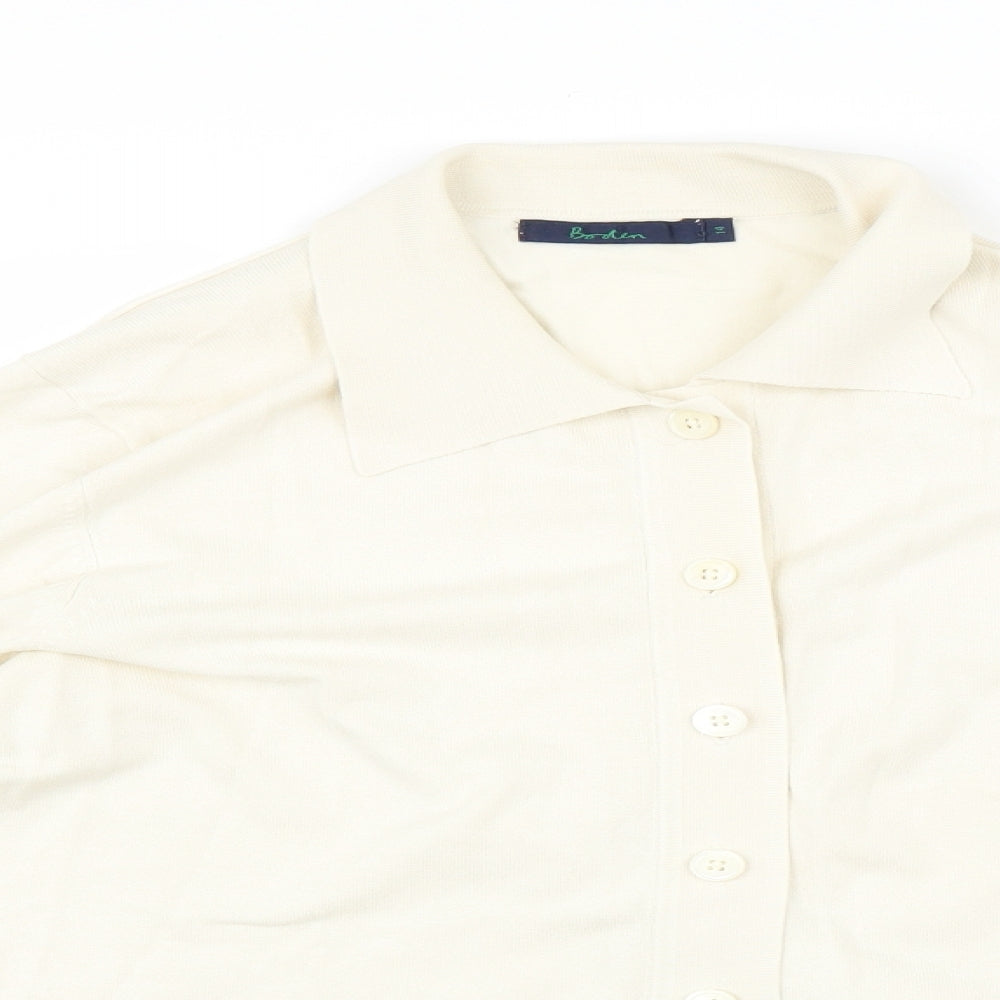 Boden Womens White   Cardigan Jumper Size 14