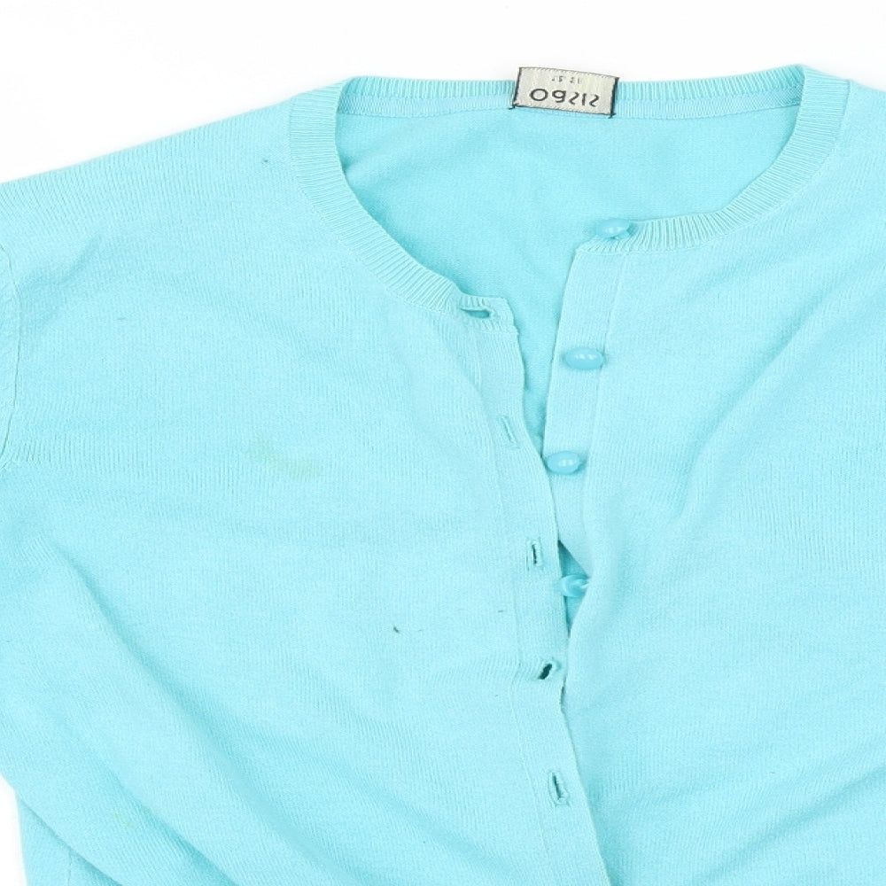 Oasis Womens Blue   Cardigan Jumper Size 12