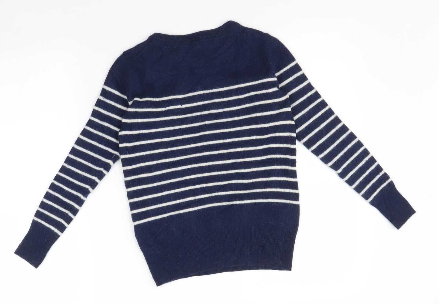 Crew Clothing Womens Multicoloured Striped  Pullover Jumper Size 6