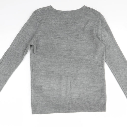Atmosphere Womens Grey   Pullover Sweatshirt Size 10