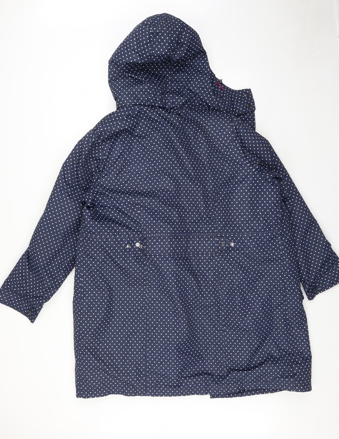 George Womens Blue Polka Dot   Jacket Size 18