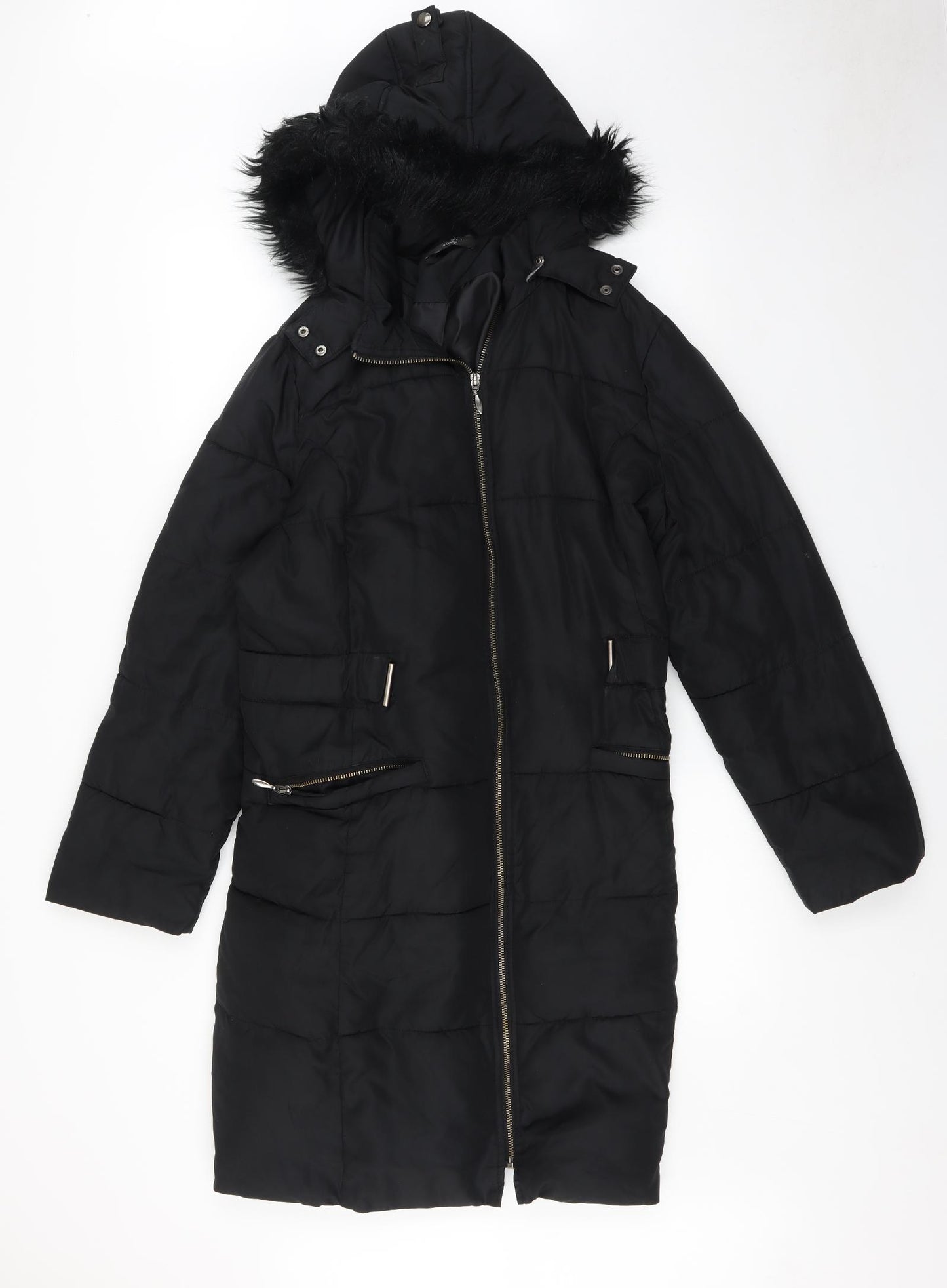 George Womens Black    Coat Size 18