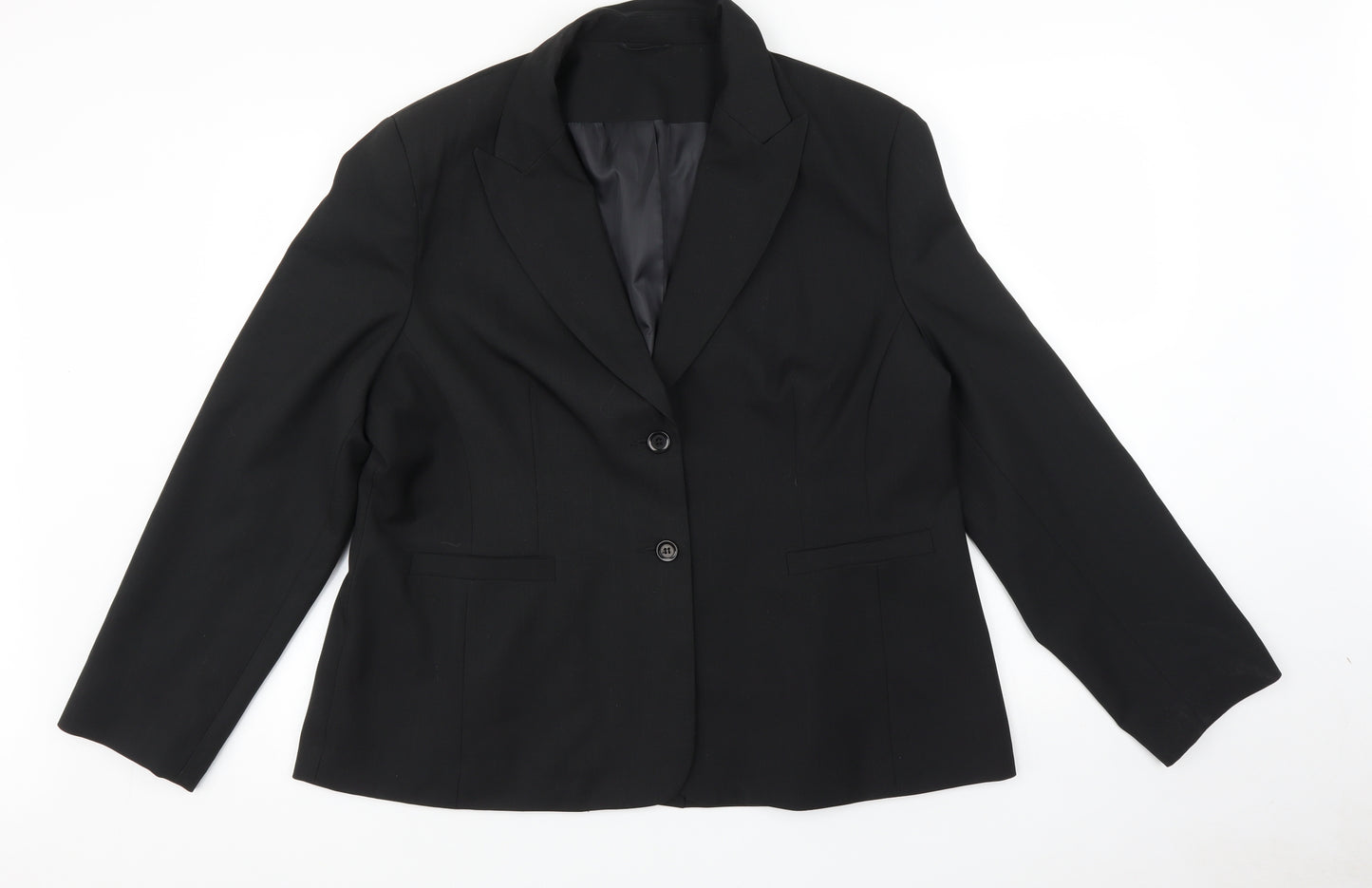 Littlewoods Womens Black    Blazer Size 20