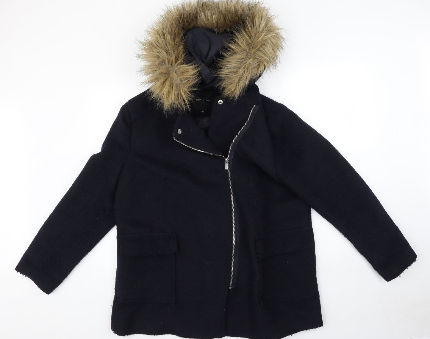 New Look Womens Blue    Coat Size 18