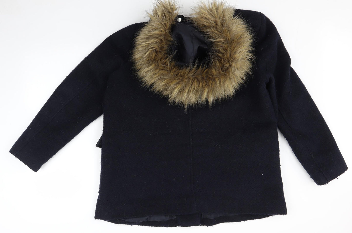 New Look Womens Blue    Coat Size 18
