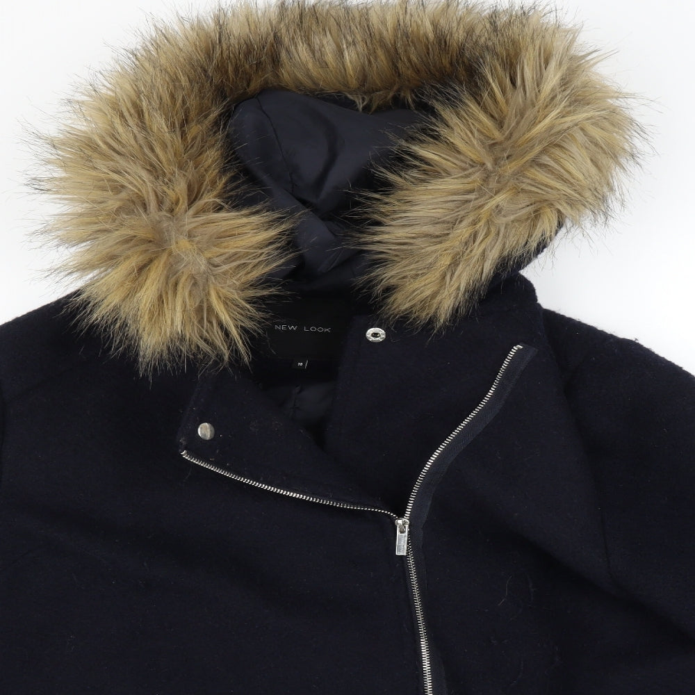 New Look Womens Blue    Coat Size 18