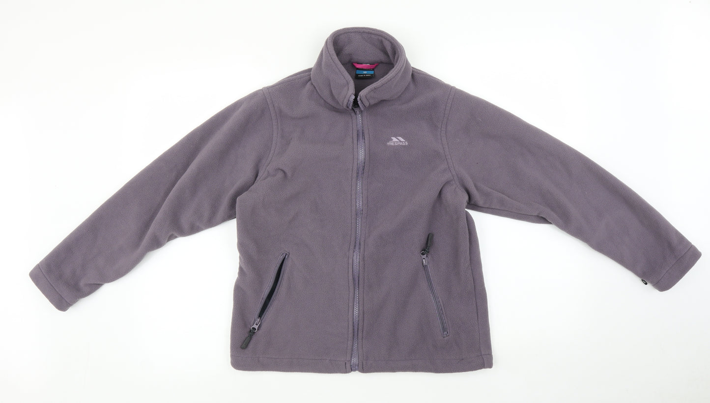 Trespass Womens Purple   Full Zip Sweatshirt Size 10