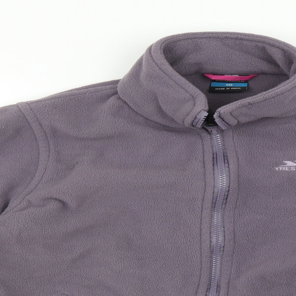 Trespass Womens Purple   Full Zip Sweatshirt Size 10