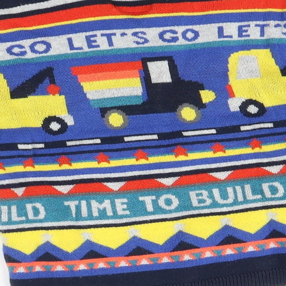 NEXT Baby Multicoloured   Pullover Jumper Size 9-12 Months  - Cars
