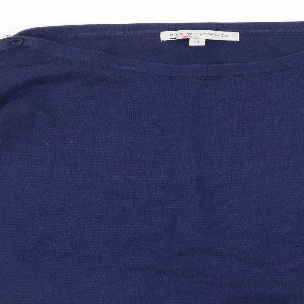 Crew Clothing Womens Blue   Pullover Jumper Size 14