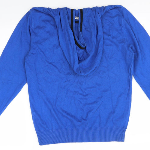 Henleys Womens Blue   Pullover Hoodie Size 4