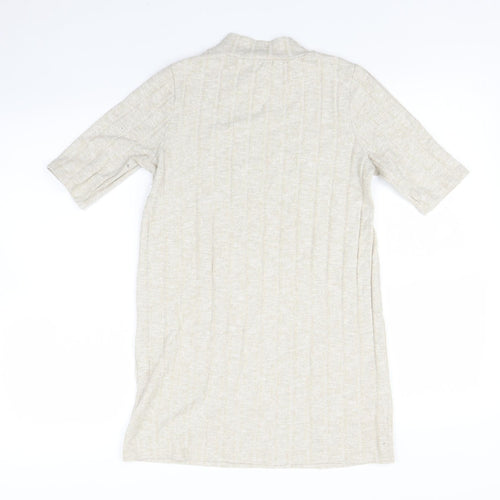 F&F Womens Beige   T-Shirt Dress  Size 8