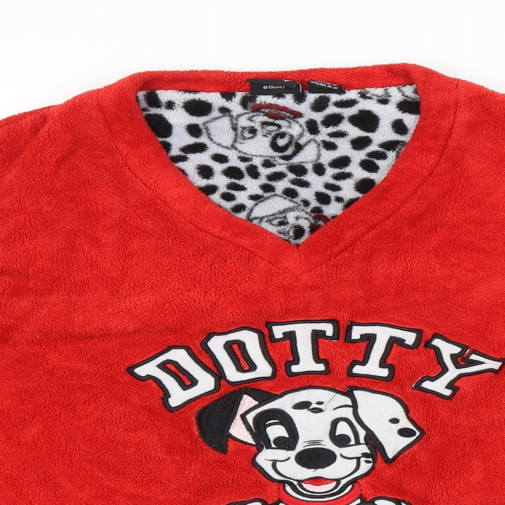 Primark Womens Red    Pyjama Top Size 10  - disney