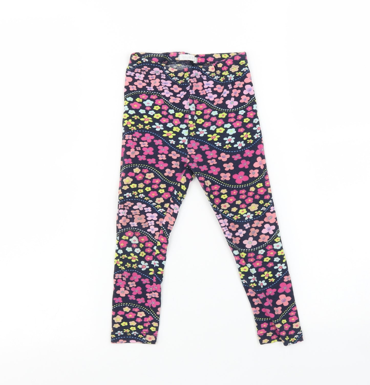Bluezoo Girls Multicoloured Floral   Trousers Size 2-3 Years - Leggings