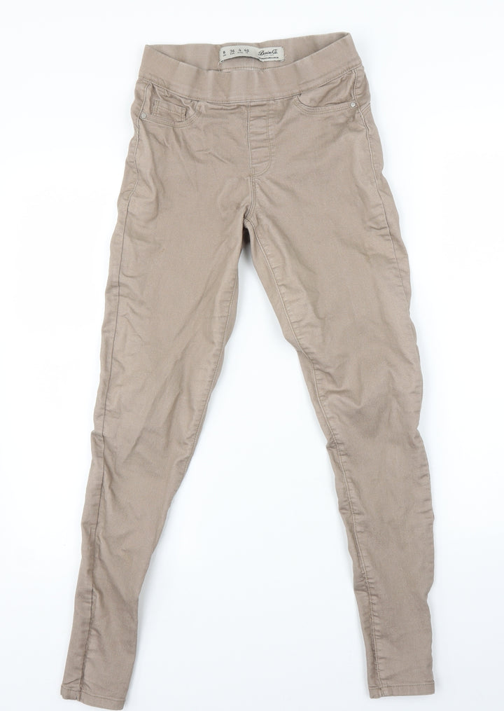 Atmosphere Womens Beige   Trousers  Size 8 L26 in