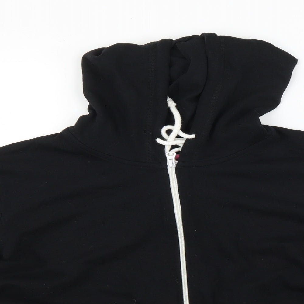 Adore Womens Black   Full Zip Hoodie Size M