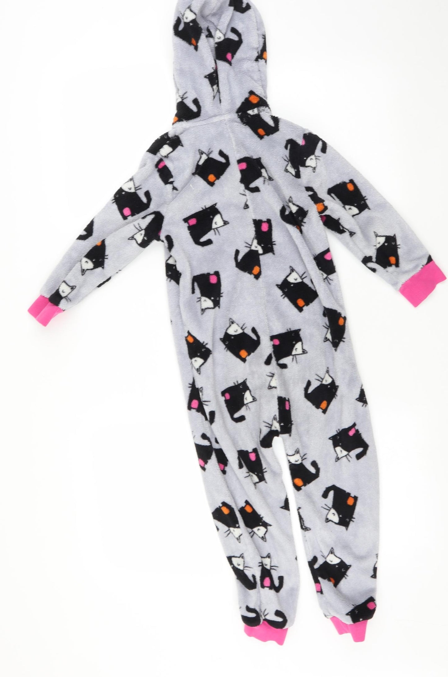 NEXT Girls Multicoloured    One Piece Size 4 Years  - Cat print