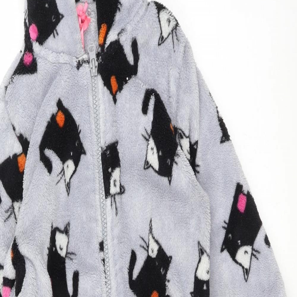 NEXT Girls Multicoloured    One Piece Size 4 Years  - Cat print