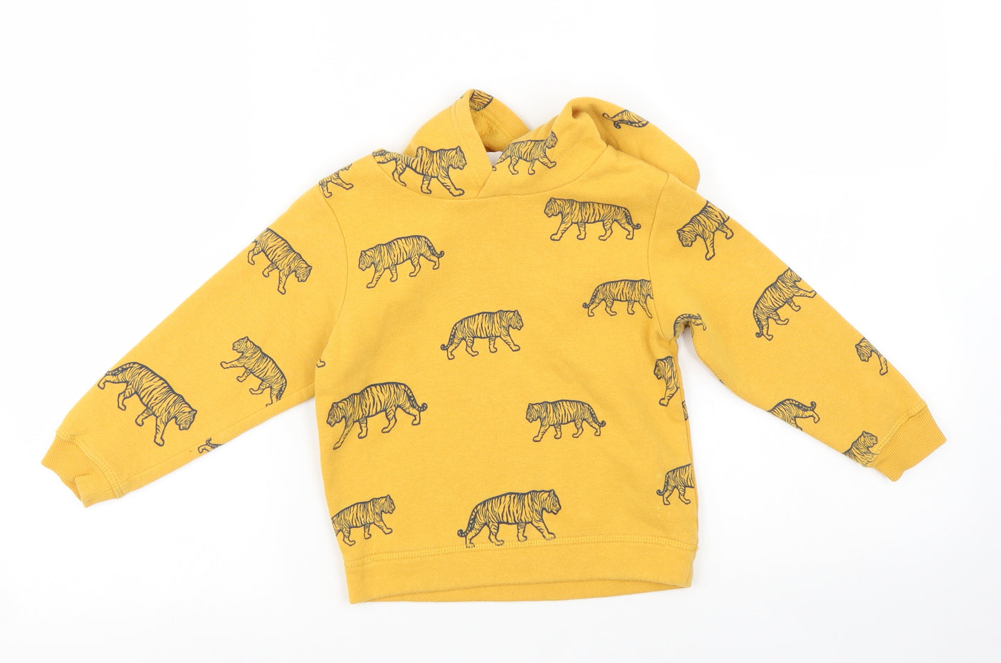 H&M Boys Yellow    Hoodie Size 3-4 Years