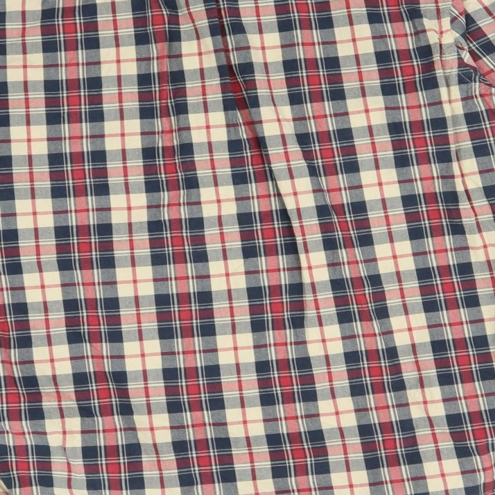 LOGG Mens Multicoloured Check   Button-Up Size L