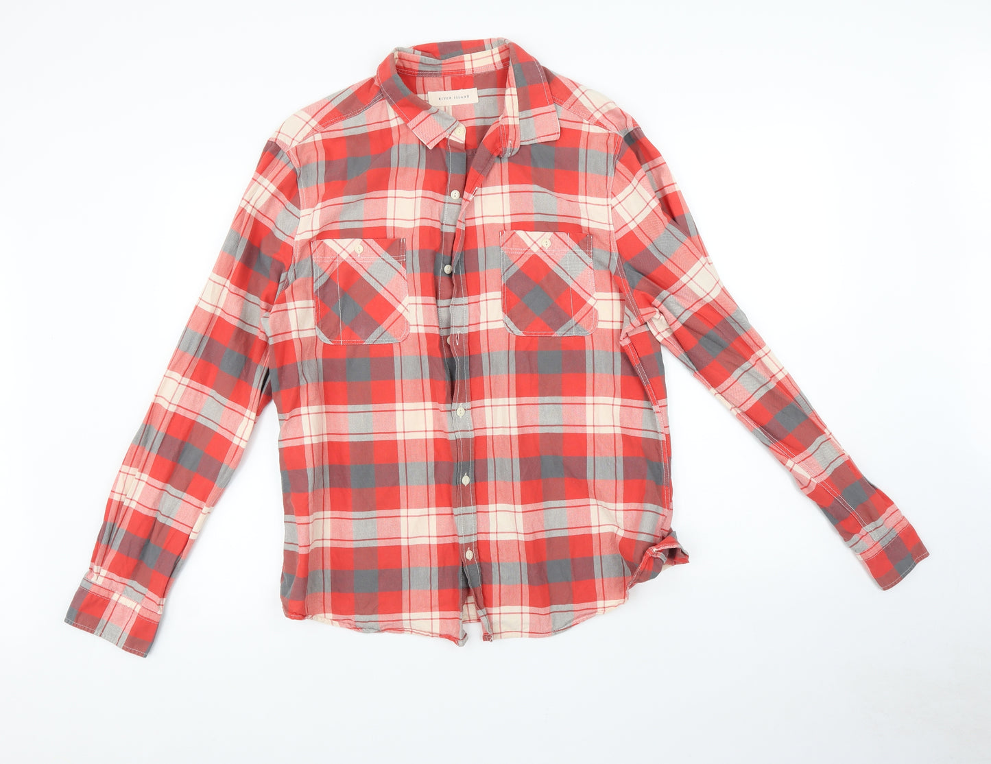 River Island Womens Red Check   Nightshirt Size XL