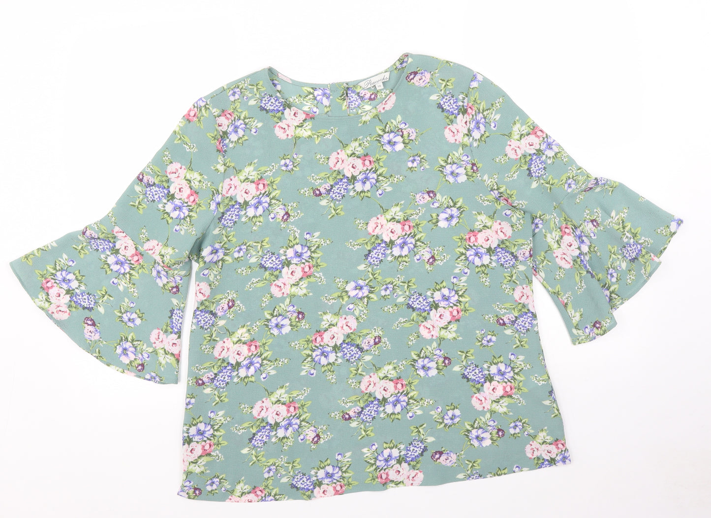 Peacocks Womens Multicoloured Floral   Blouse Size 14