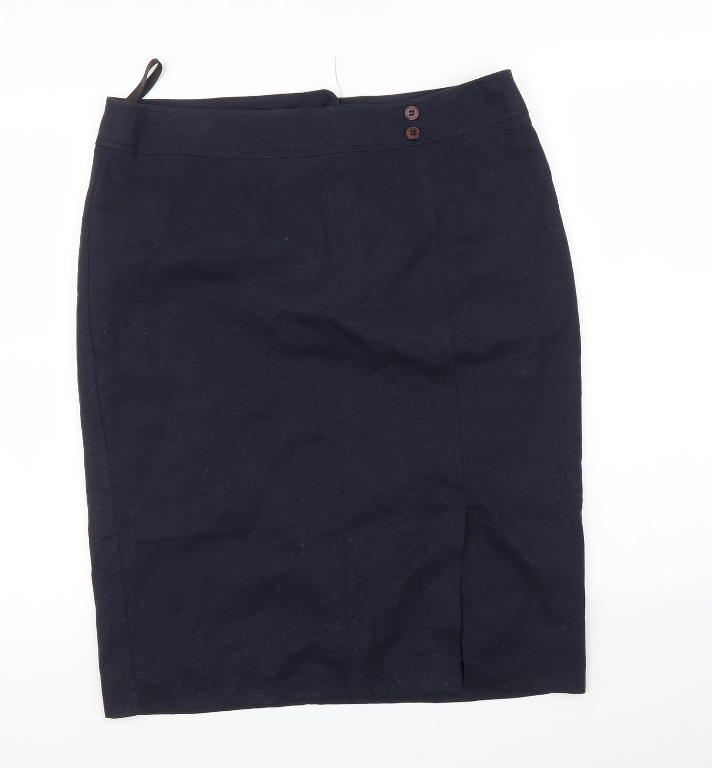 BHS Womens Blue   Straight & Pencil Skirt Size 14