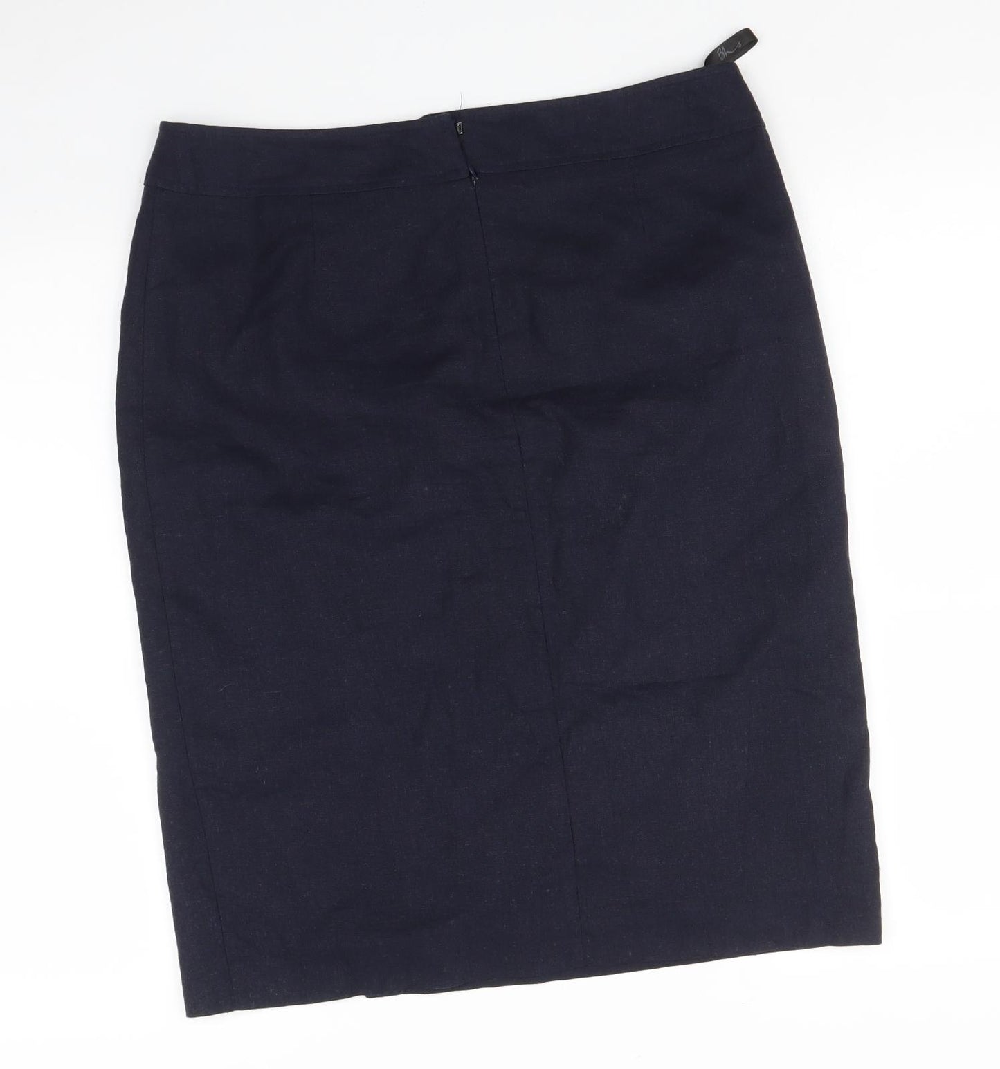 BHS Womens Blue   Straight & Pencil Skirt Size 14