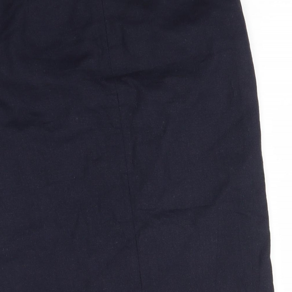 BHS Womens Blue   Straight & Pencil Skirt Size 14