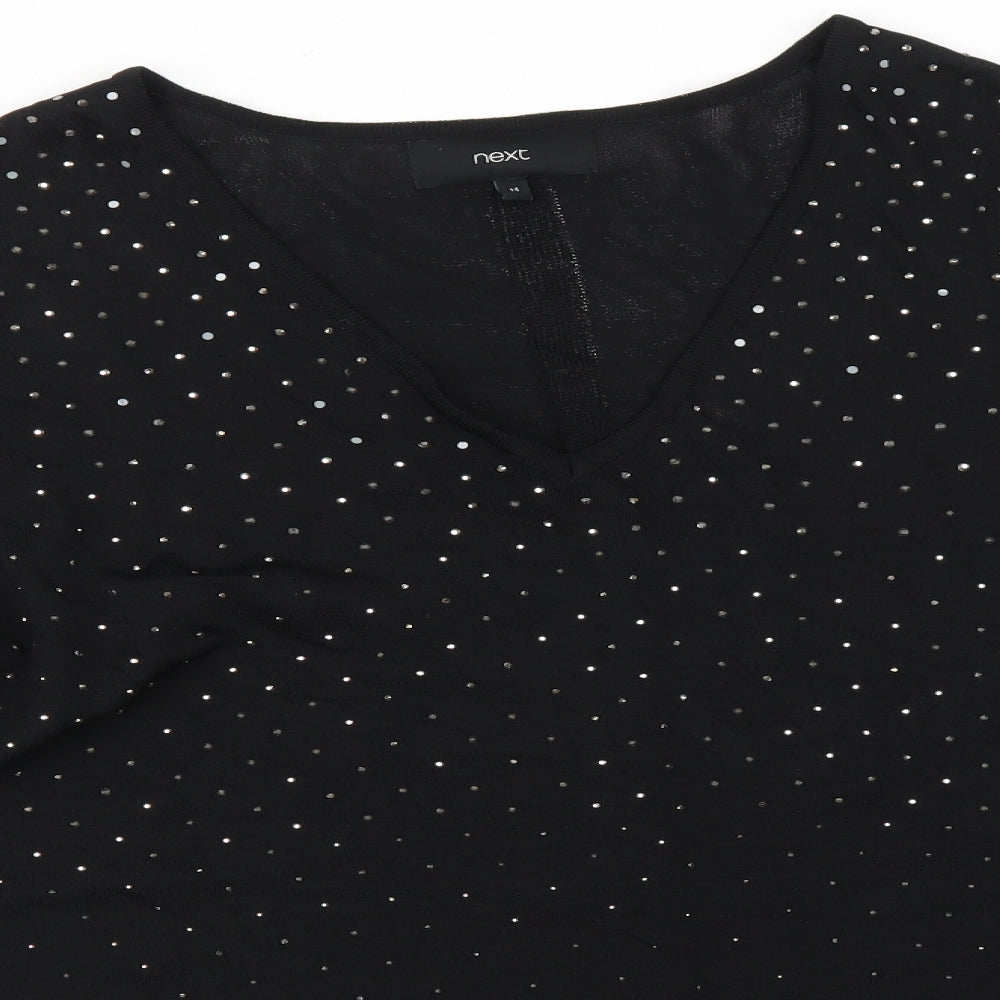 NEXT Womens Black    Blouse Size 14