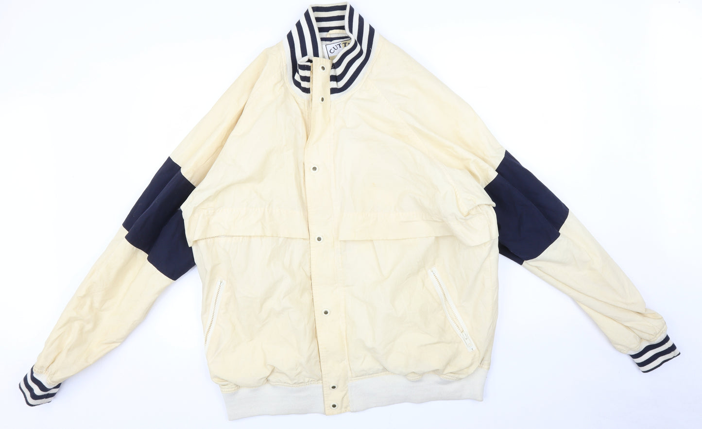Cutter & Buck Mens Multicoloured Striped  Jacket Blazer Size XL
